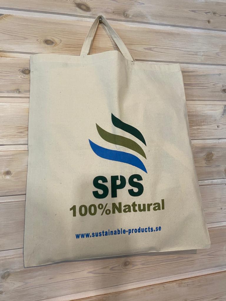 Natural Cotton Tote Bag – 100% Eco-Friendly & Reusable | SPS